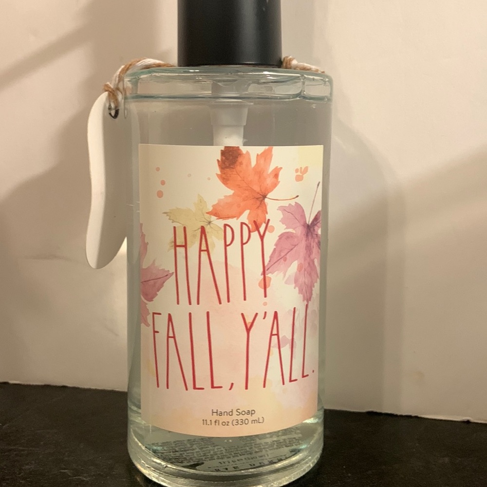 Rae Dunn “Happy Fall, Y’all” Scented Hand Soap